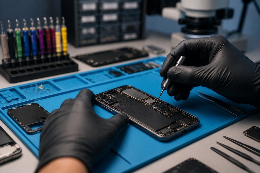 Assistência técnica de celulares e microeletrônica
